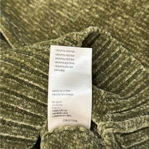 Urban Outfitters Olive Green Ribbed Knit Fabric